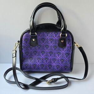 Haunted Wallpaper Purse Faux Leather Bag Crossbody Handbag Tote Case